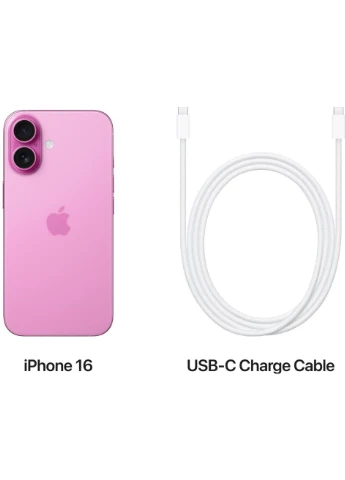 мобильный телефон iphone 16 256gb pink (myeg3) Apple (391740752)