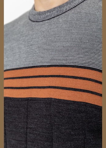 Темно-серый демисезонный свитер мужской Ager