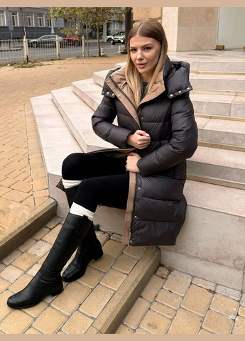 Графітове зимнє Жіноче зимове пальто 70552 Fodarlloy