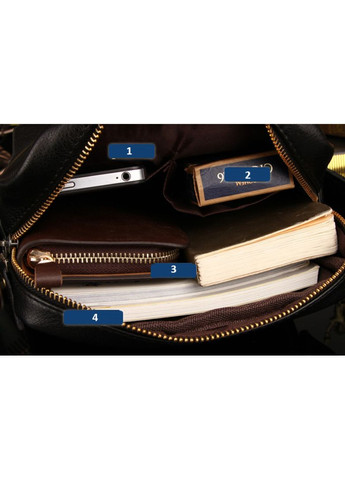 Мужская сумка планшетка эко кожа через плечо черная ProDobro (363221517)