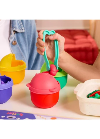 Игровой набор для сортировки "Фудкорт - Еда" Education (102 эл) Stir & Sort Food Court Play Food Set Battat (360715718)