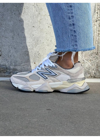 Сірі Осінні кросівки чоловічі new balance 9060 grey beige нью беланс 9060 No Brand