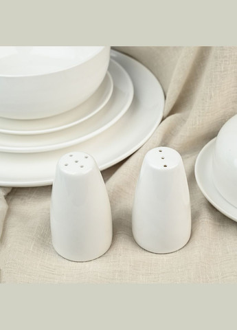 Солонка MY HOME 4.8х8.2 см "ЖЕМЧУЖИНА" фарфор (KP-106 WHITE) MVM (306743517)