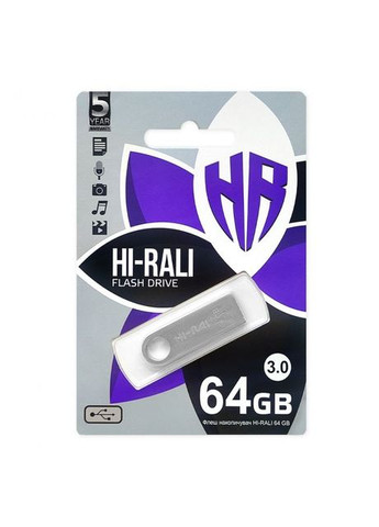 USB флеш-накопитель 3.0 Shuttle 64gb Стальной Hi-Rali (370440270)