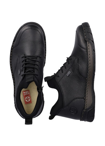 Черные зимние зимние повседневные ботинки Rieker