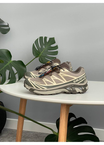 Кросівки жіночі і чоловічі Salomon XT-6 Gore-Tex Brown | Саломон ХТ-6 коричневі No Brand коричневі демісезони (361312677)