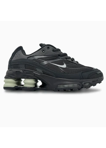 КРОССОВКИ ЖЕНСКИЕ NIKE SHOX RIDE 2 SP X SUPREME BLACK/GREEN НАЙК ШОКС РАЙД 2 ЧЕРНЫЕ No Brand чёрные демисезоны (391953427)