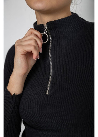 Женская кофта на молнии в рубчик, 204R041 Ager (362538682)