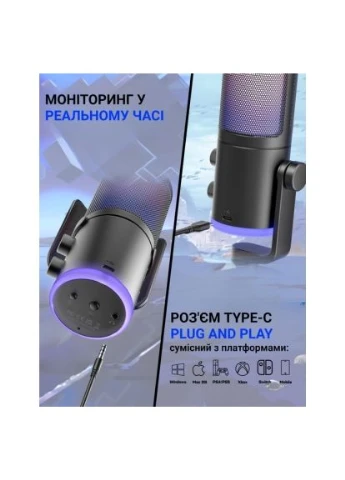 Микрофон (AM6) Fifine AM6 USB Black (401029280)