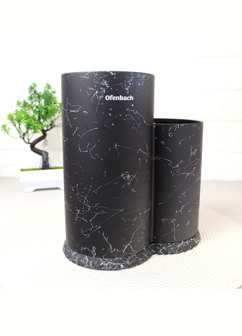 Подвійна браш-підставка для ножів і кухонного приладдя з наповнювачем Ofenbach (303211962)