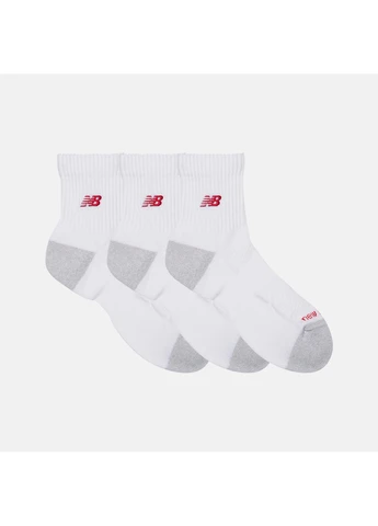 Білі білі шкарпетки active pq (3 пари) 35-38 (s) 23-25 см (ac69122wt) New Balance (392603648)