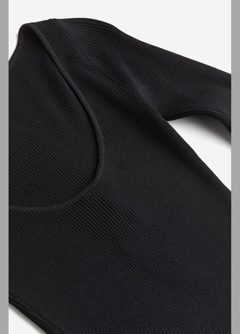 Чорна повсякденний плаття, сукня H&M однотонна