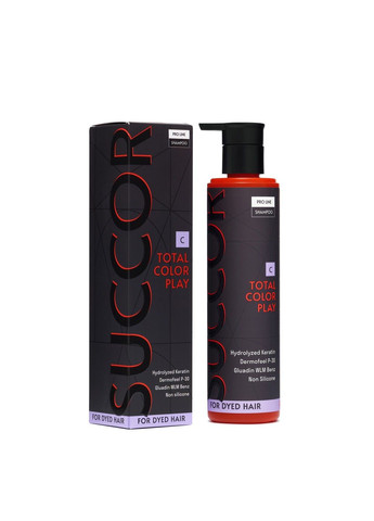 Шампунь для окрашенных волос Total Color Play Shampoo 250 мл SUCCOR (329422854)