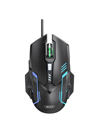 Набір клавіатура + миша провідний з підсвіткою KB-06 |ENG/104кл| Чорний 49448 XO (336381118)