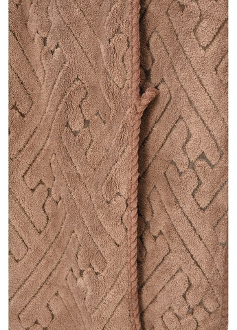 Набір однотонних рушників із мікрофібри банне+для обличчя коричневого кольору Let's Shop однотонний коричневий