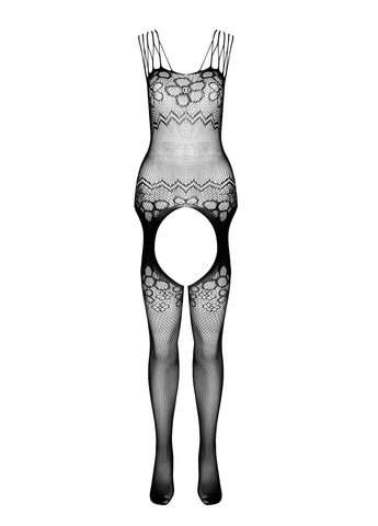 Бодистокинг ECO BS004 red открытый доступ, имитация подвязок, цветочный декор Passion (297572539)