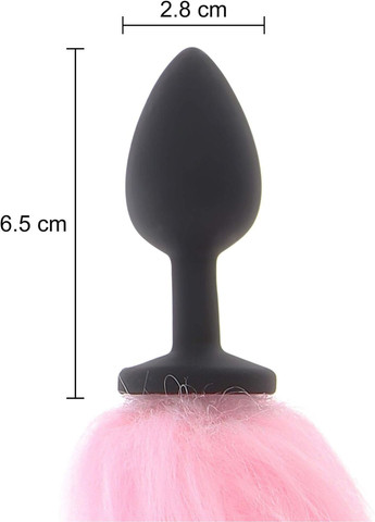 Анальна пробка з хвостом та підсвічуванням Unicorn Tail & Buttplug LED Taboom (306440373)