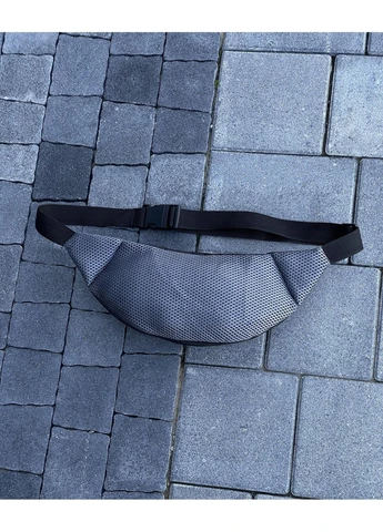 Бананка Off-White черная с белым принтом поясная через плечо нагрудная мужская женская спортивная городская аксессуар тренд No Brand (401462058)