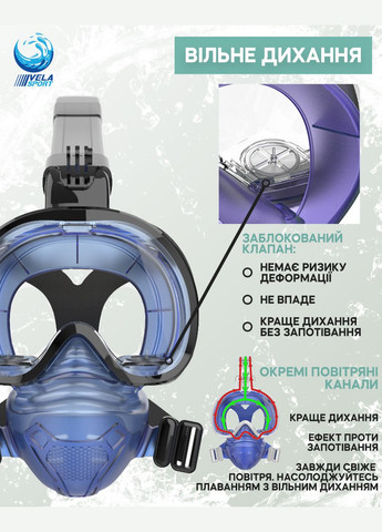 Маска для плавання VelaSport (333832647)