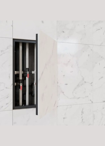 Ревізійний люк під плитку 250x300 мм (ШxВ) Ревізор, розпашний натискний ProfiLuxe (330250841)