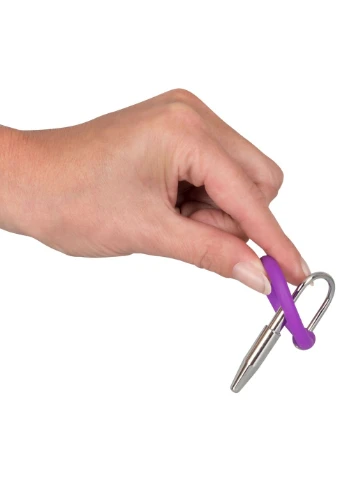 Ерекційне кільце Penis Plug+Silicone Glans Ring Dilator Фіолетове - CherryLove You2Toys (282963098)
