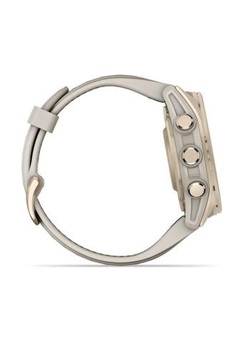 Смарт-годинник Fenix 8 43mm AMOLED Sapphire Soft Gold with Fog Gray Silicone (010-02903-18) Garmin (364872137)