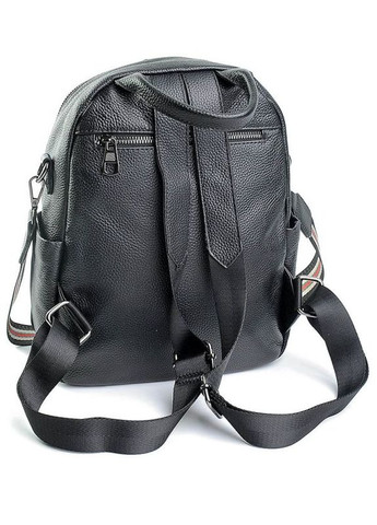 Женский кожаный рюкзак черный NIUNIU (302976552)