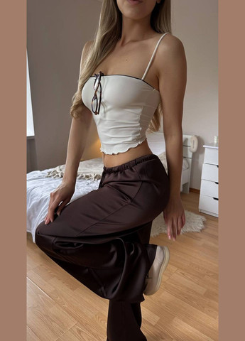 Женские брюки свободного кроя из шелка. Avanti (332620947)