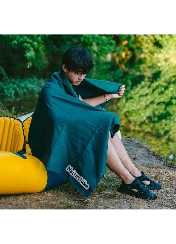 Быстросохнущее полотенце Naturehike 90х38 см полиамид темно-зеленый No Brand темно-зеленый