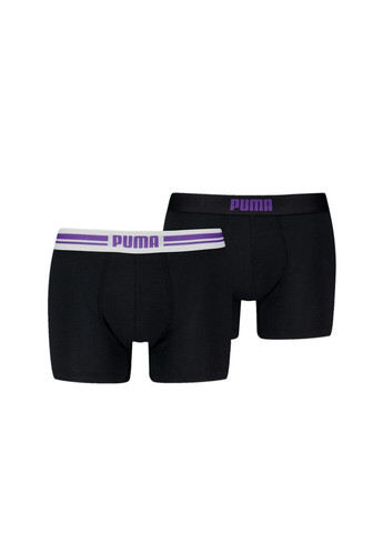 Мужское нижнее белье Placed Log Boxer Shorts 2 Pack Puma (283323547)