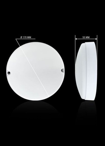 Світильник світлодіодний ЖКХ MPL-R18-6 18Вт 6000К, коло (00-00017814) BIOM (315138436)