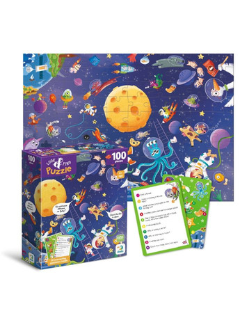Детский пазл Ищи и находи "Безумный космос" 300668, 100 элементов DoDo Toys (364906004)