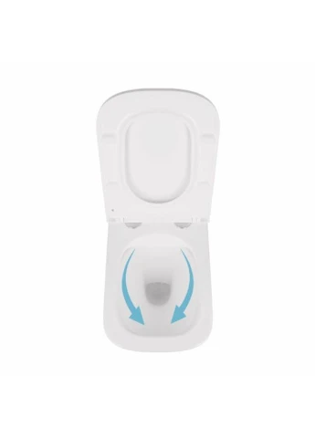 Унітаз підвісний Tern безобідковий з сідінням Soft-close QT1733052ERW Qtap (392433540)