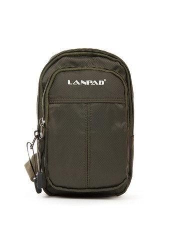 Мужская тканевая сумка через плечо 7662 green Lanpad (293765201)