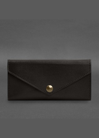 Шкіряний клатч (портмоне) на кнопці 5.0 Темно-коричневий краст (A-028639) BlankNote (328444748)