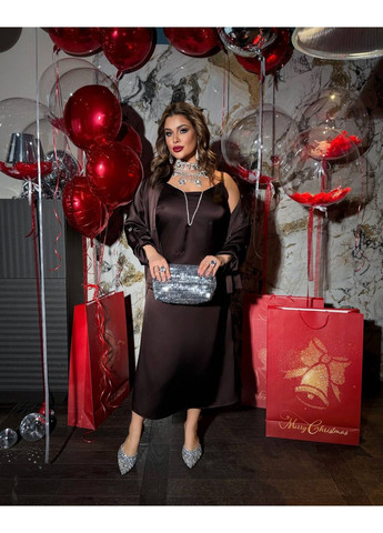 Розкішний комплект сукня + сорочка з Армані шовку 💎 | ЗАМІР В ОПИСІ Vione (370986203)