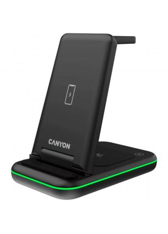 Зарядний пристрій Canyon ws- 304 foldable 3in1 wireless charger (268141777)