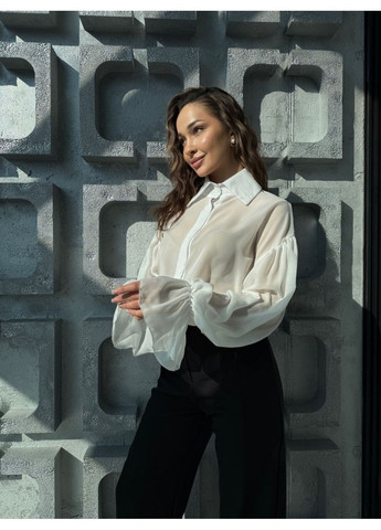 Молочна блуза жіноча оверсайз Style Point