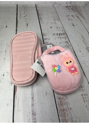 Капці домашні дитячі з гумкою для дівчинки Рожевий (1214) Alex (367726337)