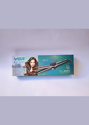 Плойка для завивки волосся 2 в 1 діаметр 16 мм та 25 мм з регулюванням температури V-571 VGR (322426485)