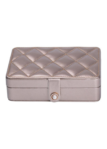 Шкатулка для украшений из эко кожи 16×11×4.7 см органайзер для ювелирных изделий HP-5-30GOLD (A-033885) Yiwu (356729154)