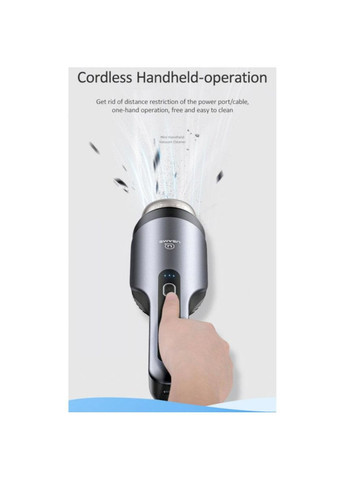 Автомобільний пилосос USZB108-1 Mini Handheld Vacuum Cleaner Black USAMS (304731988)