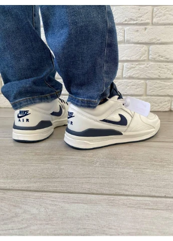 Синій кросівки чоловічі nike air jordan stadium 90 sail ozone blue найк аір джордан сині демісезон No Brand