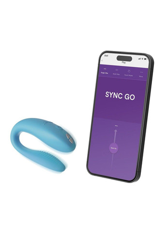 Смарт-вібратор для пар Sync GO Turquoise We-Vibe (348517773)
