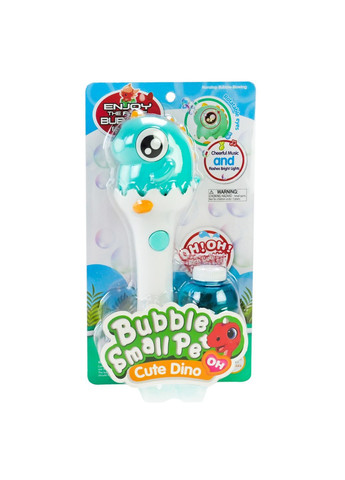 Музичний мильний пістолет динозавр 32 см на батарейках, в асортименті - No Brand KM1388-38 (371928389)