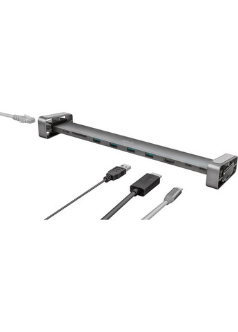 Док-станция Dalyx Aluminium 10-in-1 (23417) Trust (324267626)