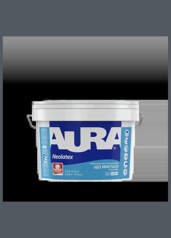Фарба інтер'єрна глибокоматова Neolatex Біла 1л AURA (317290572)