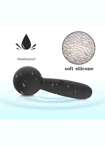 Мікрофон-вібратор для кліторальної стимуляції, точки G, стимуляції усіх ерогенних зон чорний No Brand (313241148)