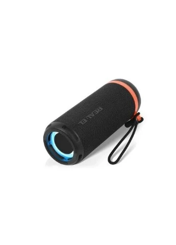 Колонка портативная 2.0 X-711, 2 x 5 Вт, пластиковый корпус, Bluetooth, USB-А/USB-C, RGB подсветка, питание от Real-El (395353182)