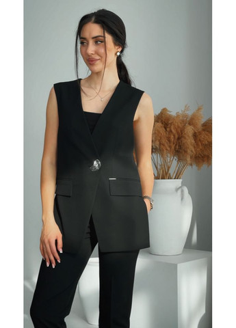 Женский удлинённый жилет с подкладкой J.LONDON MKJL914 J. London (367189374)